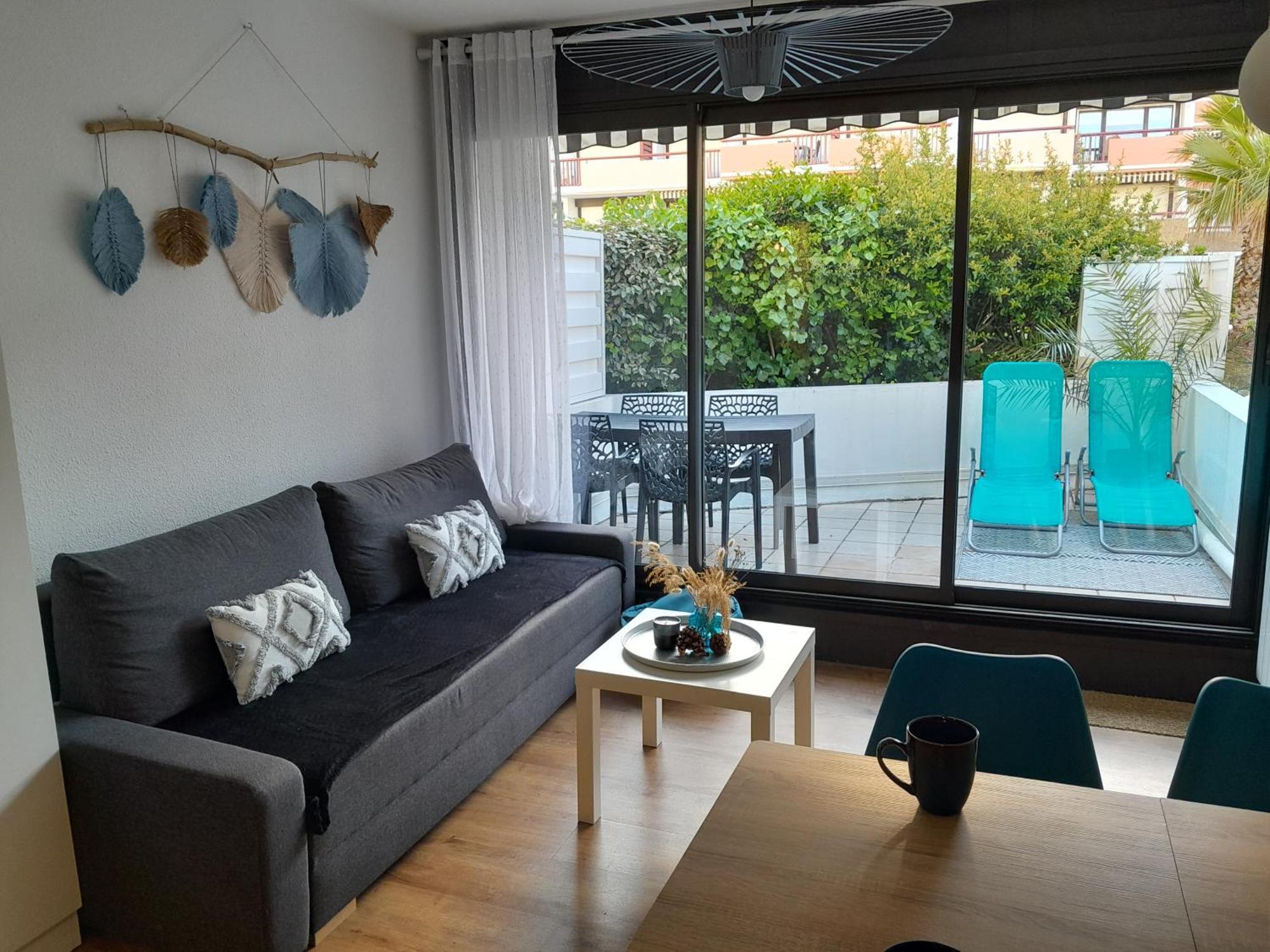 Joli 2 Pieces Sur Le Port Avec Piscine, Terrasse, Parking Apartamento Capbreton Exterior foto